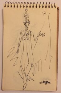 Carnet de croquis de Charles Kiffer